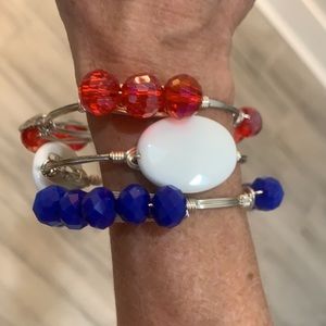 NWOT BOURBON AND BOWETIES BANGLES